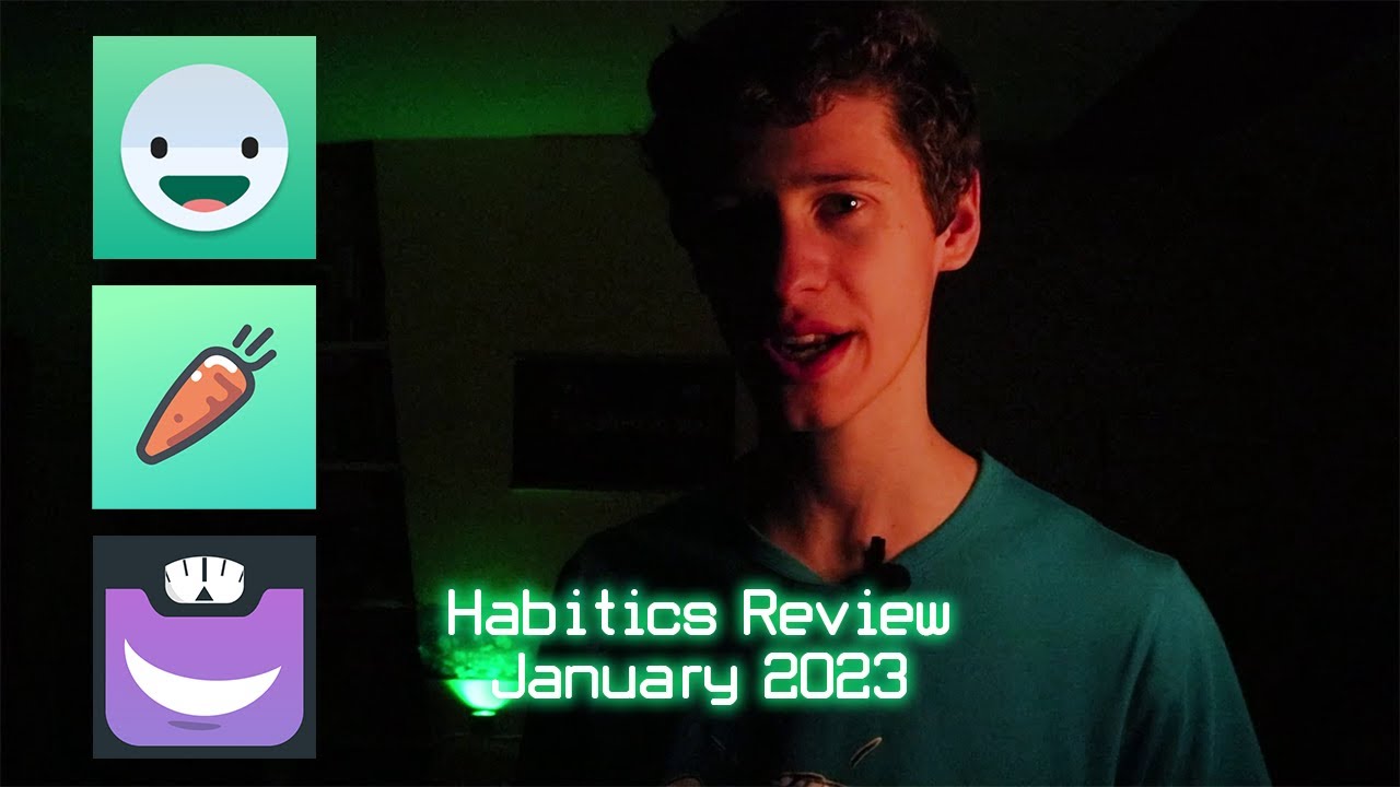 Habitics Project January 2023 - Daylio, Nutrilio, Better Weight Review