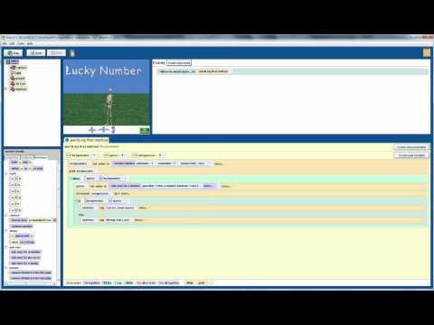 Alice 2.2 Tutorial: guessing game with retries