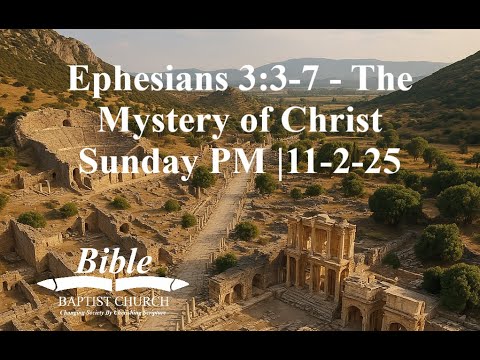 Ephesians 3:3-7 - The Mystery of Christ - YouTube