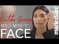 Skincare Tips and Makeup Prep with Model Pritika Swarup | My Five Minute Face
