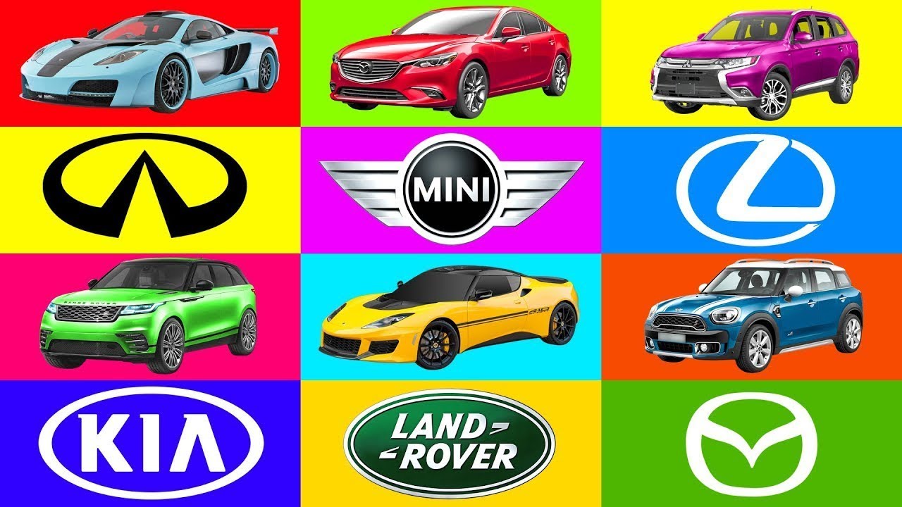 ABC Car Brands for Children - Learn Car Brands from A to Z Full Alphabet