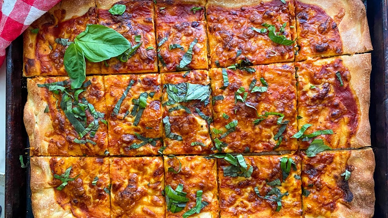 Homemade Sheet Pan Pizza Recipe, Billy Parisi