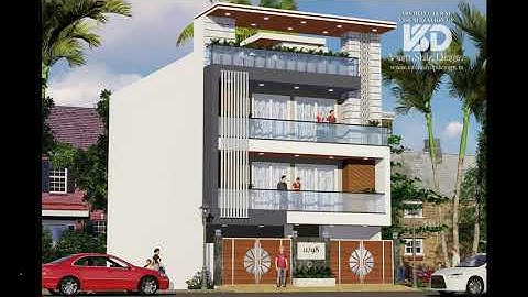 RESIDENTIAL BUILDING DESIGNED BY STUDIO VASTUSHILP DESIGN.