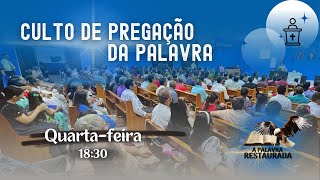 13.03.2024 | Quarta-feira | Culto de Pregação da Palavra