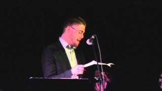Jimmy McInnes reading from A More Perfect [ at the 2015 BookThug Spring Launch