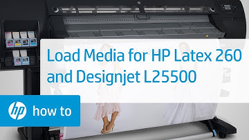 Loading Media | HP Latex 260 (Designjet L26500) and Designjet L25500 Printers | HP