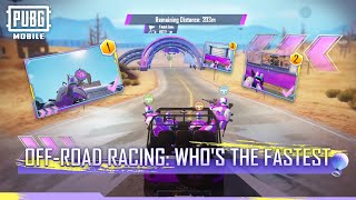 OFF-ROAD RACING: WHO'S THE FASTEST | PUBG MOBILE Pakistan Official screenshot 1