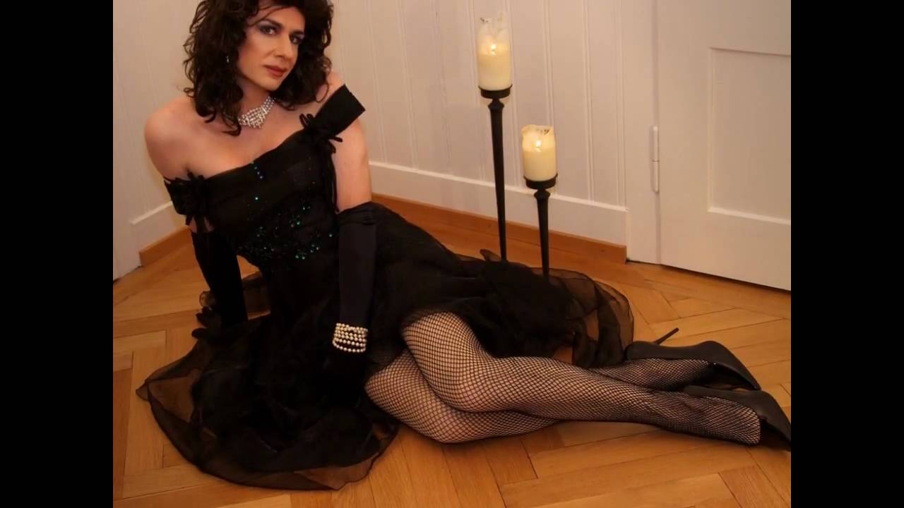 crossdressing, crossdresser, transgender, gown, opera, gloves.