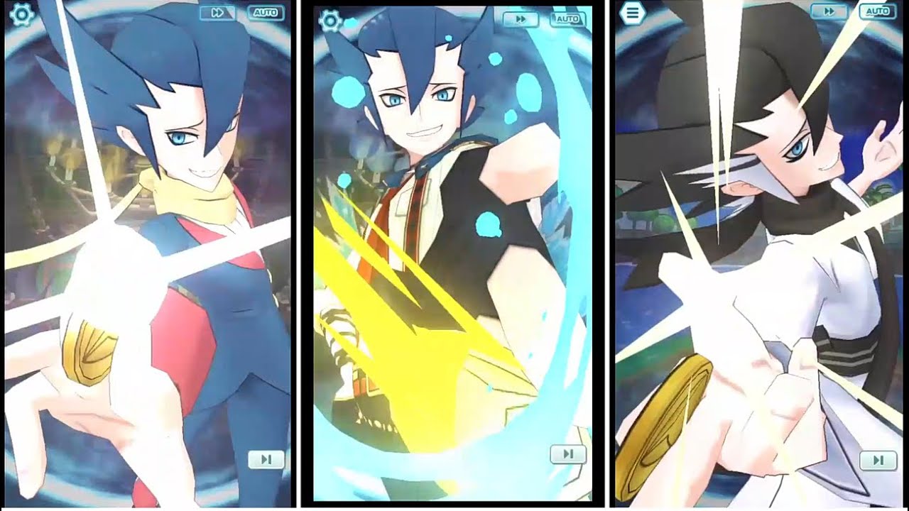 OG Grimsley VS Alolan Grimsley VS SS Grimsley | Sync Move Side-by-side Comparison 