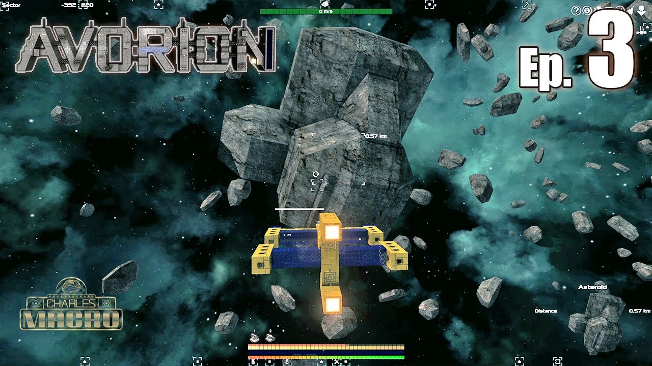 AVORION | Ep. 3 | ASTEROID CLAIMS | FACTIONS | SECTOR MAP TRAVEL - YouTube