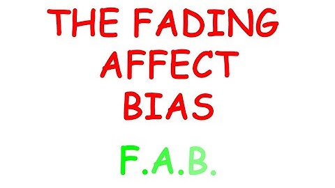 The Fading Affect Bias (Podcast 266)