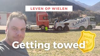 Drama on the way, being dragged off the mountain pass & major police investigation | Life on wheels