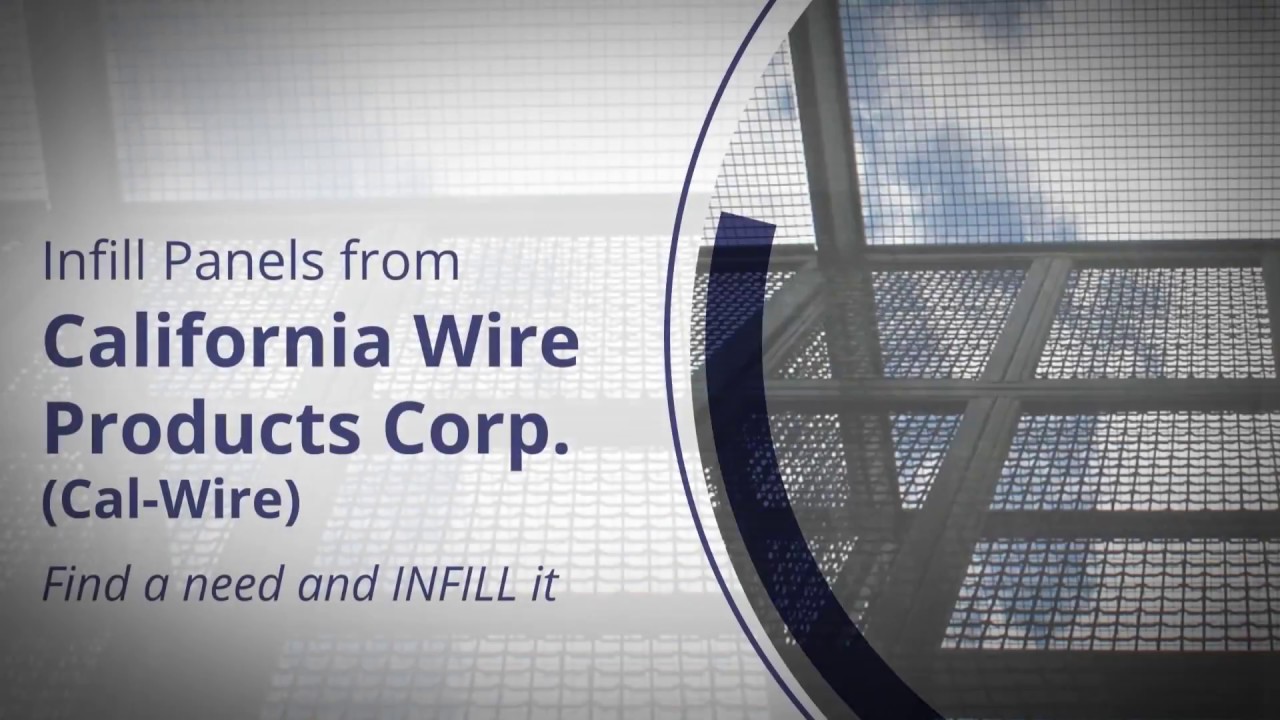 Infill Panels from California Wire Products Corp - YouTube
