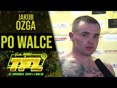 Jakub Ozga zwycięża z Jędraczką: "Byłem zafascynowany tą walką"