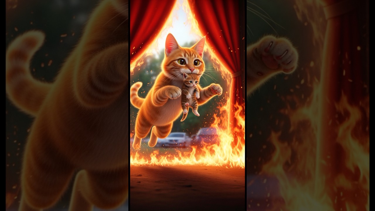 The Fire Hero: A Cat's Sacrifice | A Heartwarming Animated Short Film 