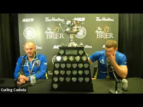 Championship Final Media Scrum - 2021 Tim Hortons Brier