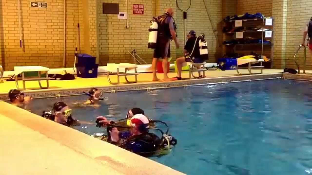 My backward entry in scuba diving YouTube