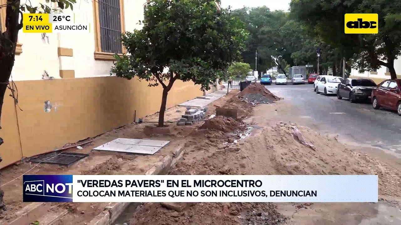 Instalación de Veredas Pavers en el Microcentro: críticas por la falta ...