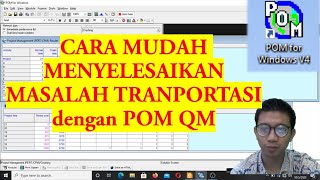 Materi Transportasi dengan POM QM for Windows screenshot 1