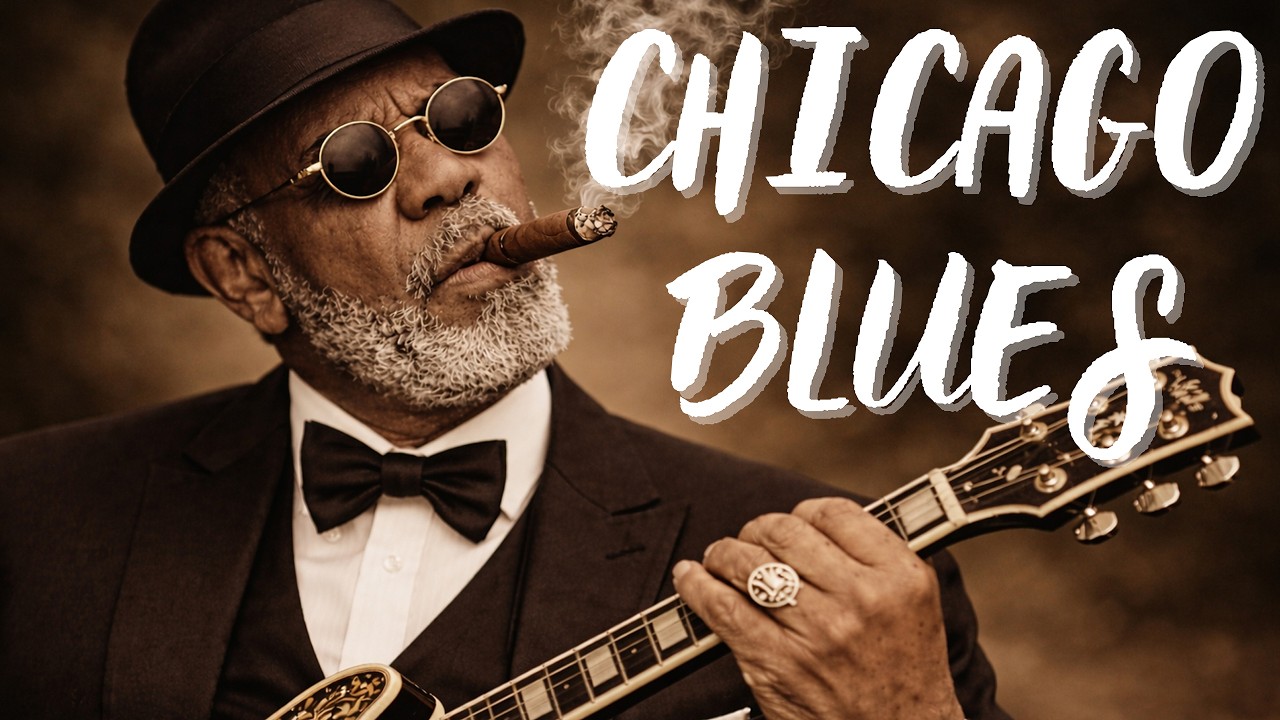 Blue Suit Blues – Slow Chicago Blues Guitar & Smooth Jazz for Late Night Relaxation
