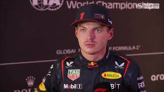 Max Verstappen Qualifying Interview Qatar 2023