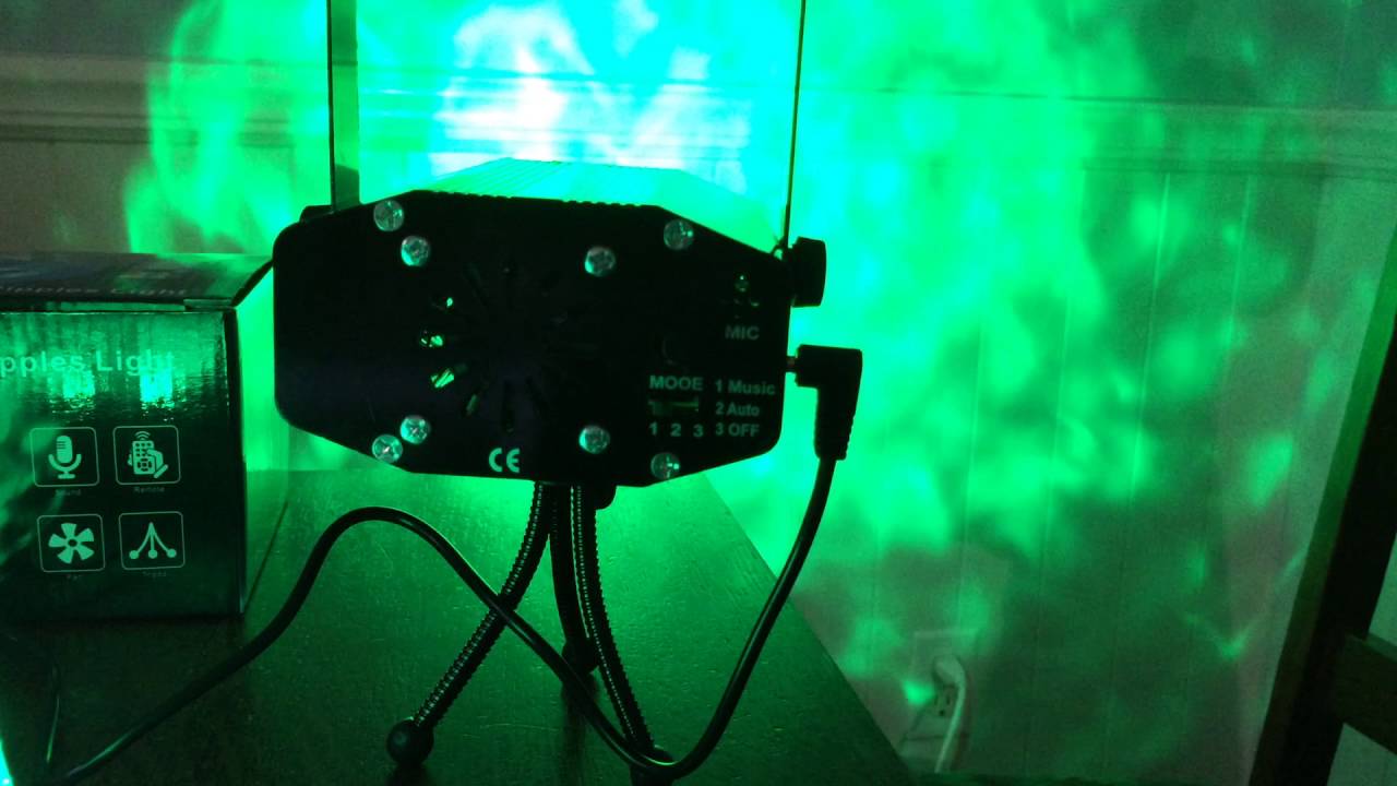 Starlight 7 color LED water effect party light YouTube