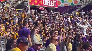 @lsubands413 LSU Golden Band from Tigerland Marching Band plays the 1st Down Cheer.