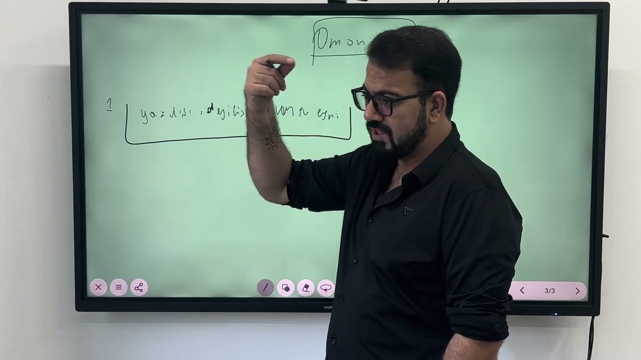 Leksikalogiya. İstək Paşazadə-Master Class tədris