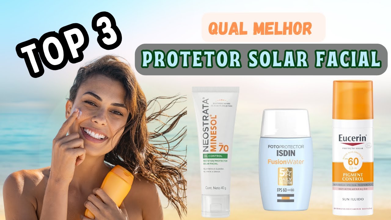 Qual o melhor protetor solar facial SEM COR custo benefício em 2025 ...