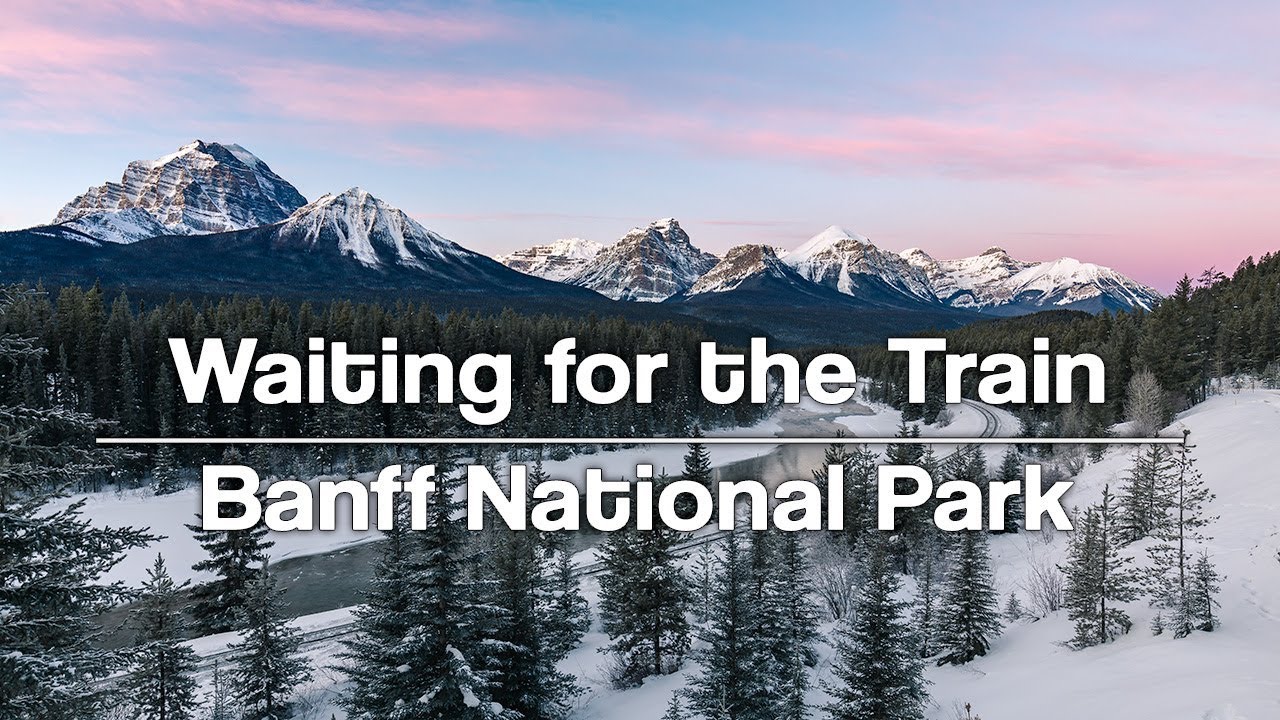 Waiting For the Train - Morant's Curve, Banff