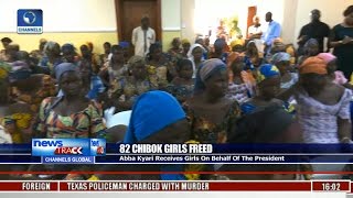 82 Chibok Girls Freed: Abba Kyari Receives Girls On Behalf Of The President