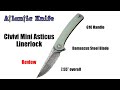 Civivi Mini Asticus Linerlock Folding Knife Review | Atlantic Knife Reviews 2021