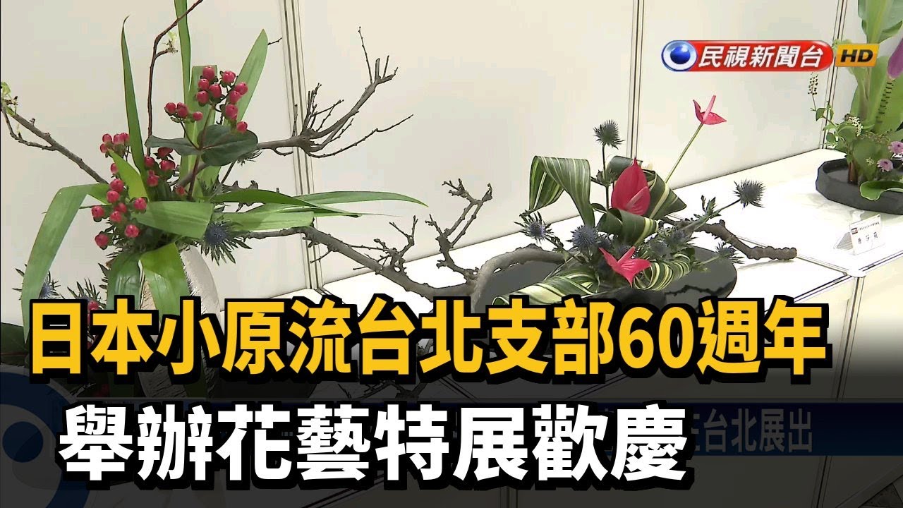 日本小原流台北支部60週年 舉辦花藝特展歡慶 民視新聞網