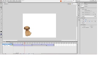 Basic animation in Adobe Flash (CS6) - Fade tween