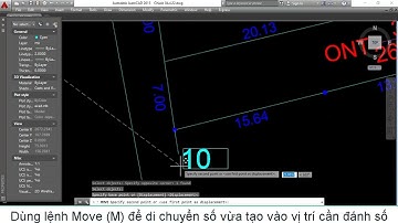 Đánh số thứ tự trong AutoCAD [Enter the ordinal number in autocad without lisp cad]