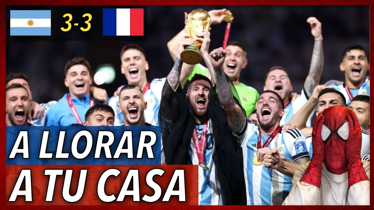 🤬¡VERGUENZA QUE DIGAN QUE EL MUNDIAL ESTÁ AMAÑADO! ¡MESSI ES JUSTO CAMPEON!