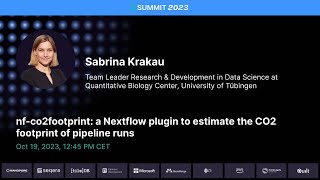 Nextflow Summit 2023 - Sabrina Krakau