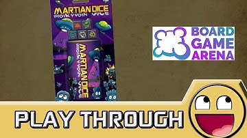 Martian Dice Playthrough | Board Game Arena