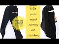 Two Part Niqab Double Layer Niqab Cutting Nd Stitching In Hindi With Step By Step With Eng Subtitle Two Part Niqab Double Layer Niqab Cutting Nd Stitching In Hindi With Step By Step With Eng Subtitle