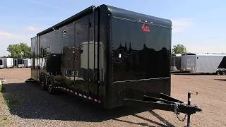 It's a 28 foot  not a 24!  Smooth skin black  blackout trailer for sale