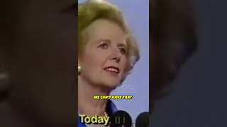 Margaret Thatcher DISMANTLES Leftist Ideology in Less Than 30 Seconds