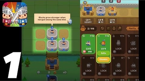 Merge Tactics Gameplay Part 1 | Intro and Walkthrough Gameplay (iOS)