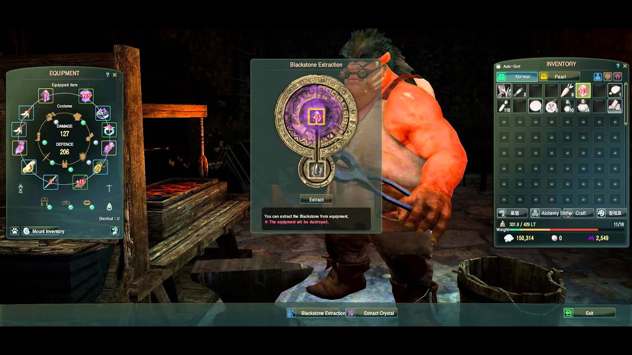 Black Desert [KR] Extracting +15 Helmet YouTube