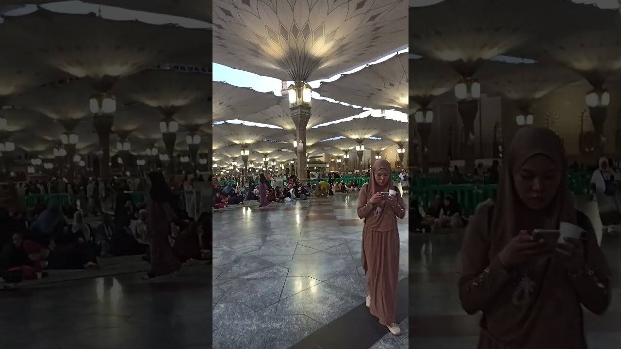 تابع الحرم النبوى فى الصباح