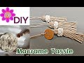 Making macrame flower tassel_마크라메 꽃태슬 만들기