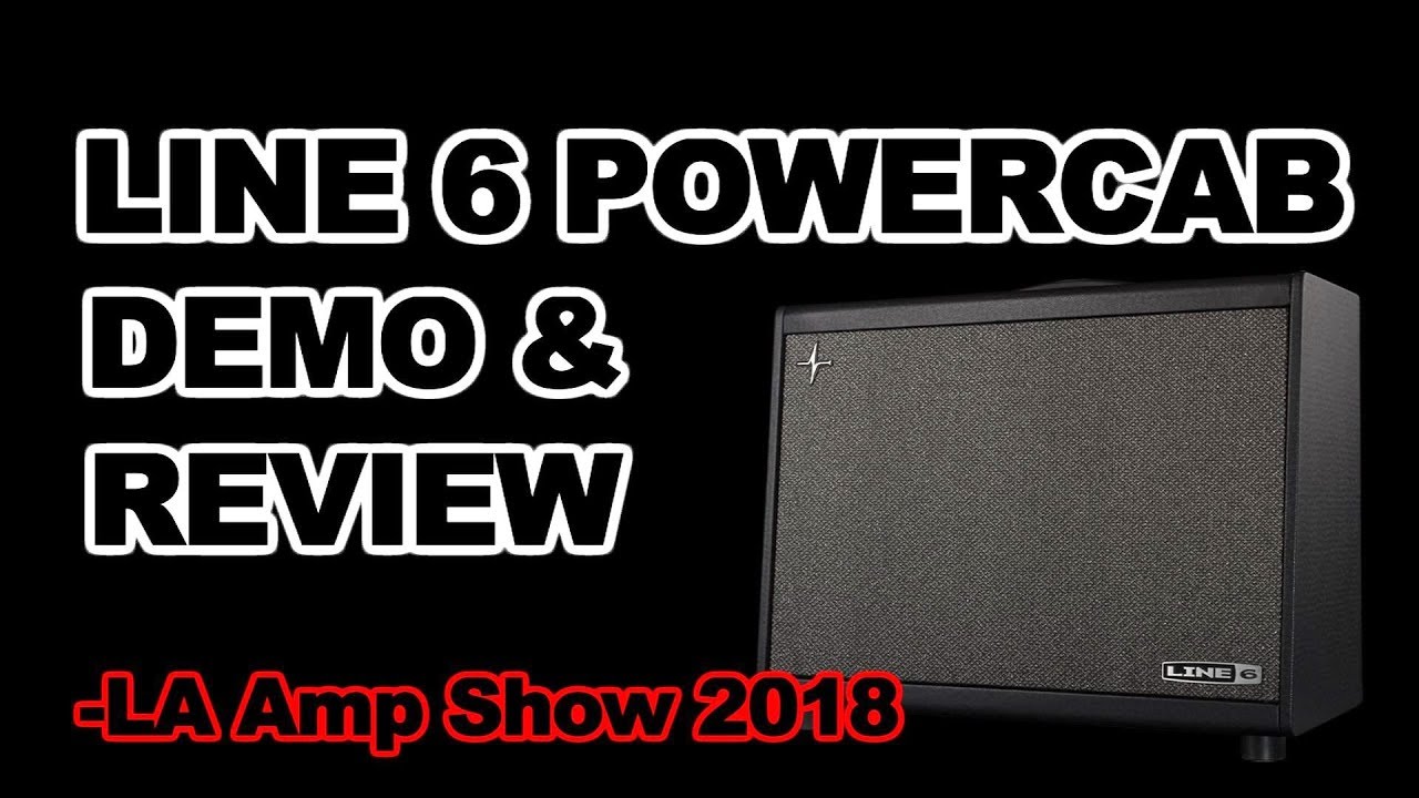 Line 6 Powercab demo & review LA Amp Show 2018 active speaker system