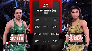 UFC 315: Alexa Grasso vs. Natalia Silva - UFC 5 Simulation (PS5)
