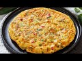 Biggest egg omelet   by food fanatic