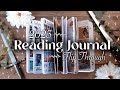 2023 reading journal flip through  simple  easy spreads