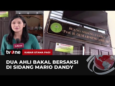 Dua Saksi Ahli Dihadirkan di Sidang Mario Dandy Hari Ini | Kabar Utama Pagi tvOne